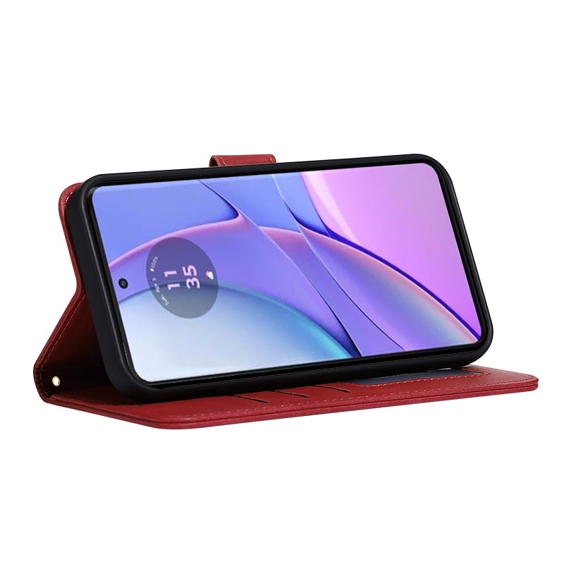 Flip Wallet Phone Case for Motorola Moto Edge 40 Pro PU Leather Shockproof Protective Book Cover