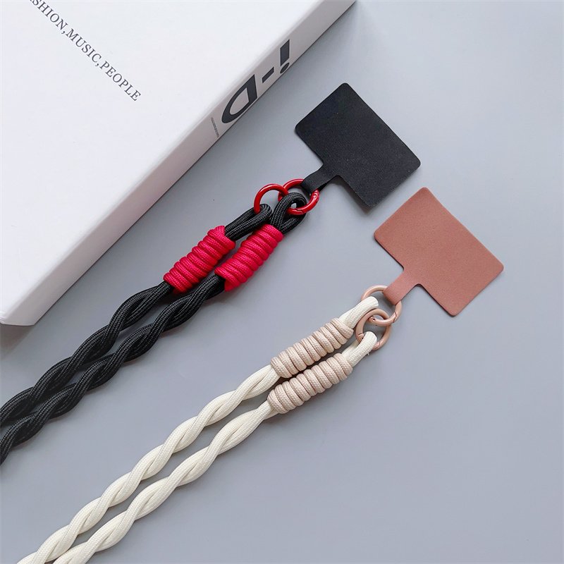 Personalized Trend Mobile Phone Universal Lanyard Diagonal Span Long Rope Color Strap Rope Fashion Safety Anti-Loss Rope