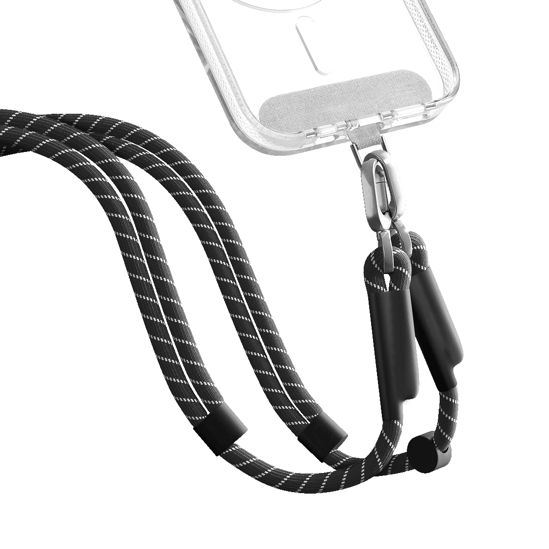 Braided crossbody adjustable shoulder strap chain set wrist strap versatile mobile phone chain braided rope lanyard