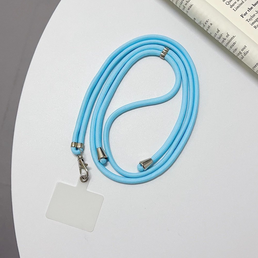 PVC Nylon Mobile Phone Straps Universal Phone Case Lanyard With Nylon Patch Neck Strap Phone Accessories