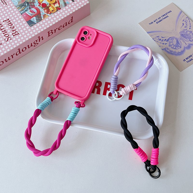 Adjustable Polyester Wristband Lanyard Hand Crossbody Strap for Most Smart Phones Phone Wrist Strap Lanyard
