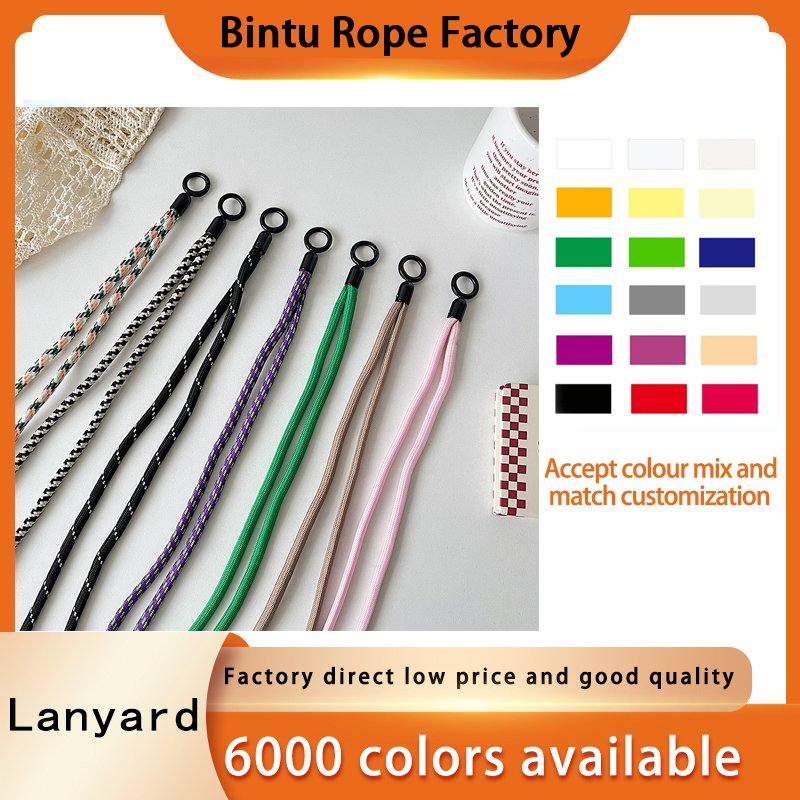 Universal Nylon Phone Lanyard Neck Strap Multi-Functional Keychain Cord Mobile Phone String Holder