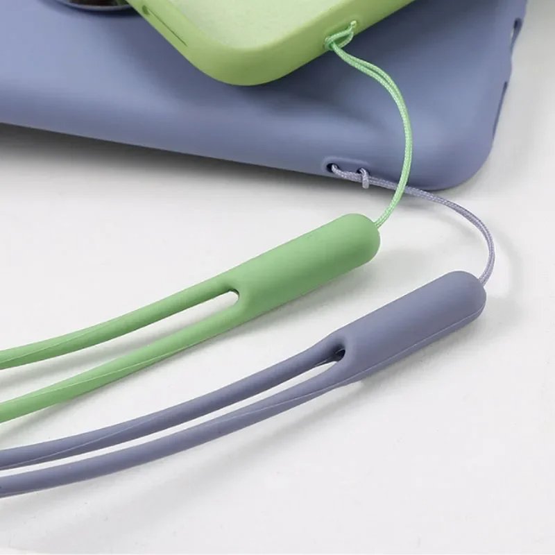 Silicone Wrist Straps Mobile Phone Strap Charms Cute Lanyards for Iphone Strap Camera Keys Cord Lanyard Key Chains Hanging Rope
