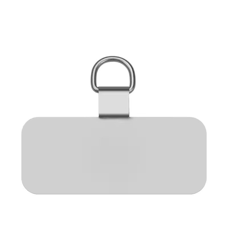 AilesTecca Custom Logo Universal Phone Patch Universal Mobile Black Fixed Back Patch Fashion Phone Chain Tab Patch