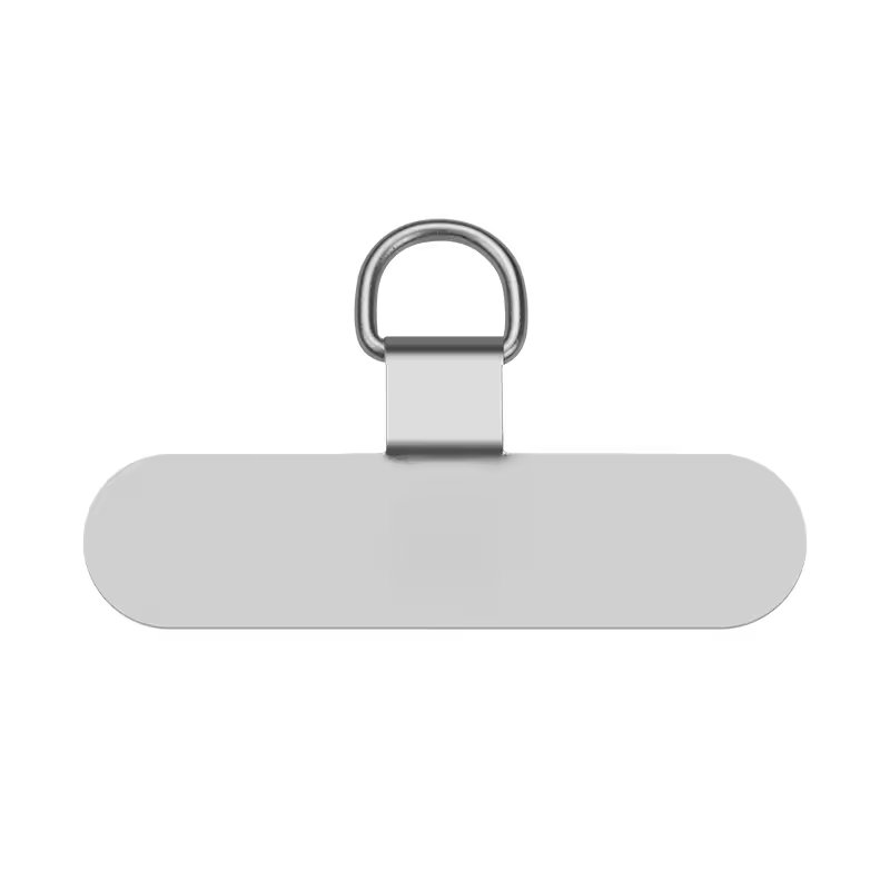 AilesTecca Custom Logo Universal Phone Patch Universal Mobile Black Fixed Back Patch Fashion Phone Chain Tab Patch