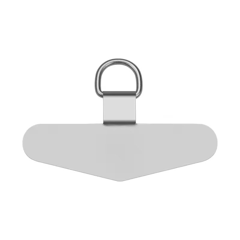 AilesTecca Custom Logo Universal Phone Patch Universal Mobile Black Fixed Back Patch Fashion Phone Chain Tab Patch