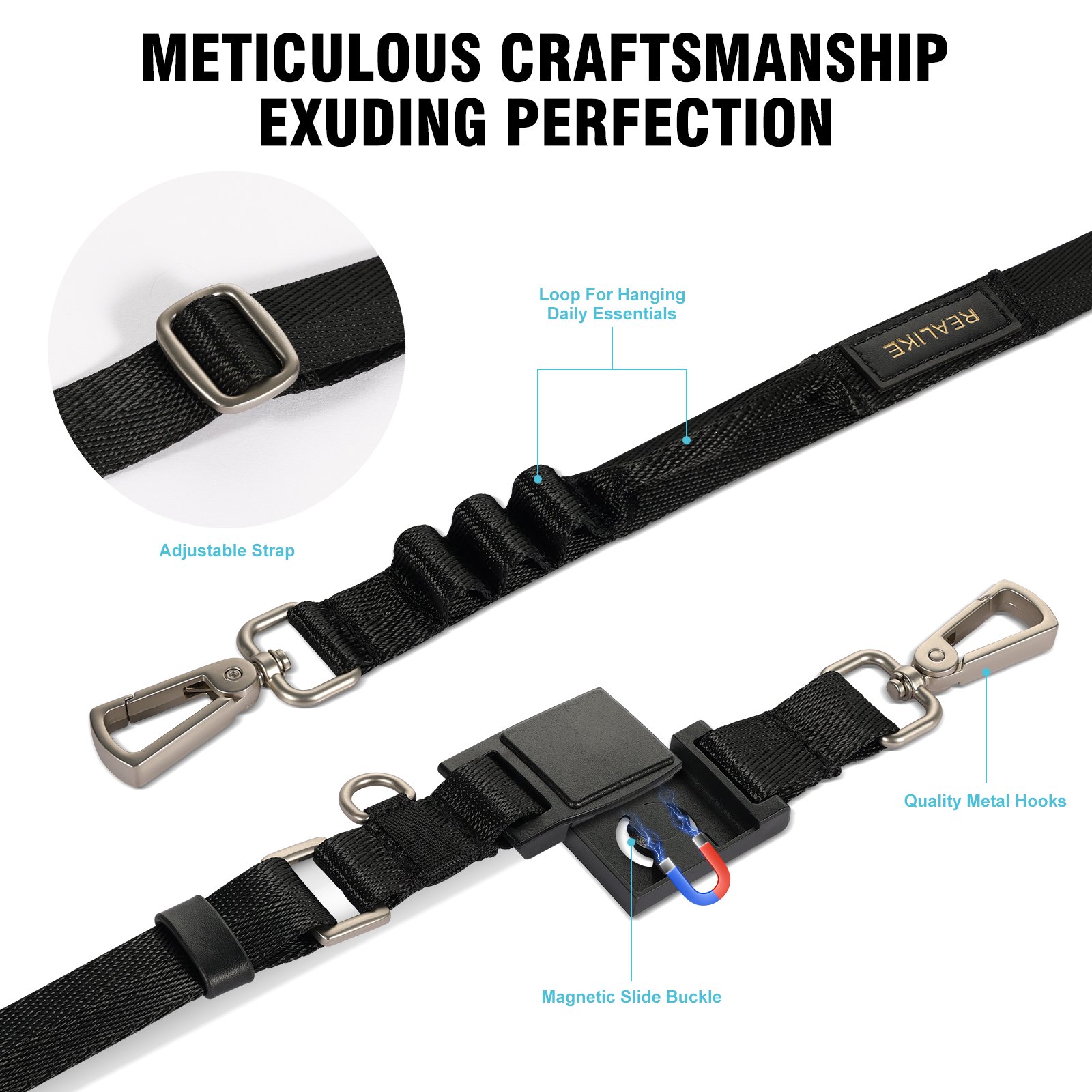 Adjustable Magnetic Lanyard Crossbody Anti-lost Necklace Lanyard Mobile Cellphone Tether Patch Phone Charm Strap For iPhone Case