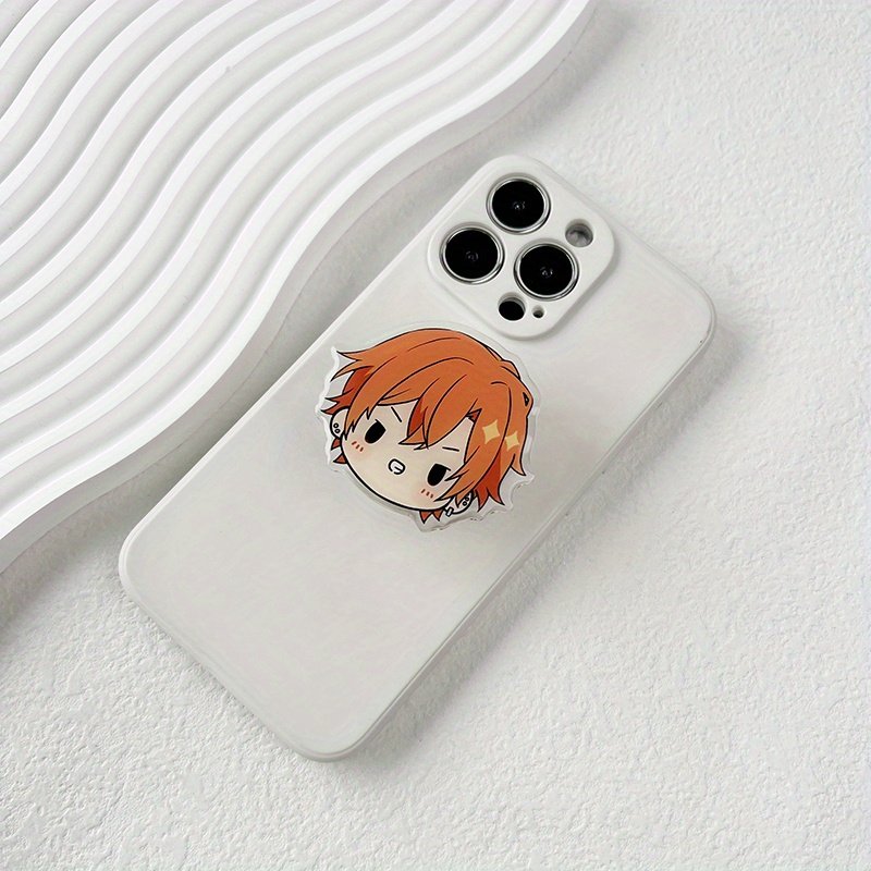 Custom 2024 factory outlet Epoxy Special-shaped Acrylic Cartoon Character Foldable Mobile Phone Holder