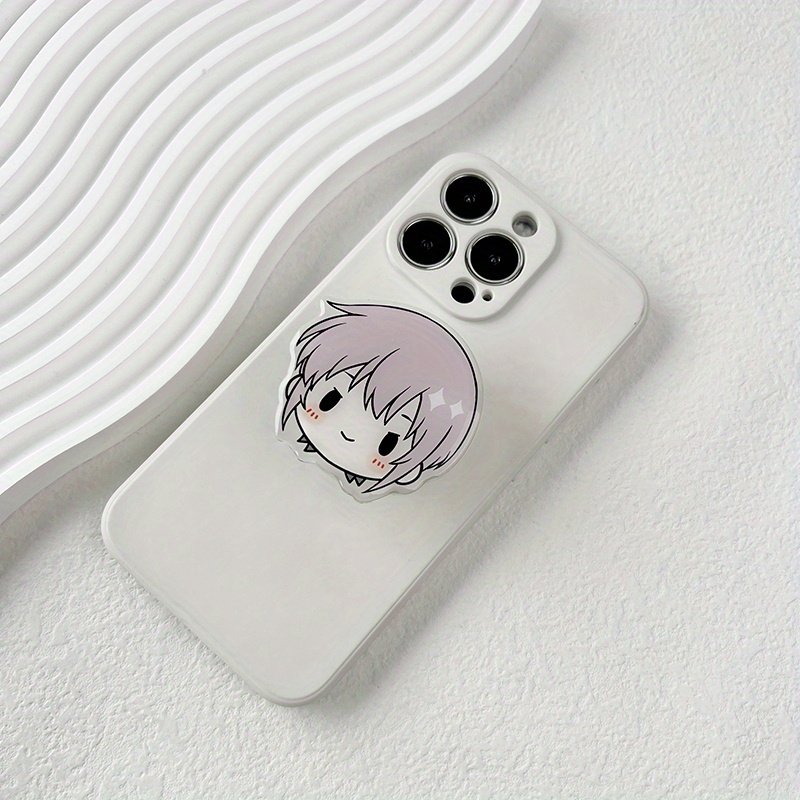 Custom 2024 factory outlet Epoxy Special-shaped Acrylic Cartoon Character Foldable Mobile Phone Holder