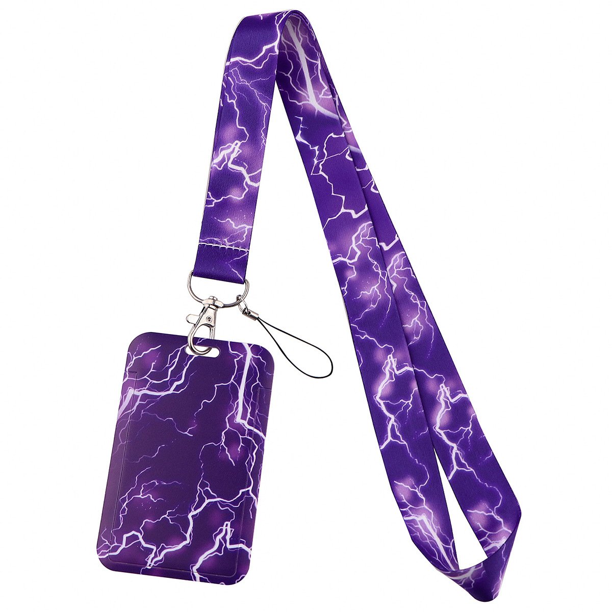 Animal Pattern Zebra Cow Print Lanyard Keychain ID Card Pass Gym Mobile Phone USB Badge Holder Neck Strap Phone Accessories