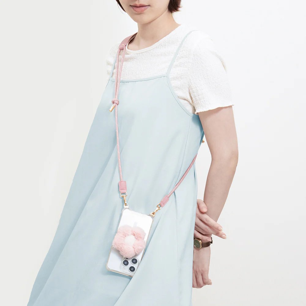 Adjustable double buckle decompression strap, mobile phone lanyard, can be used as camera strap or small bag strap