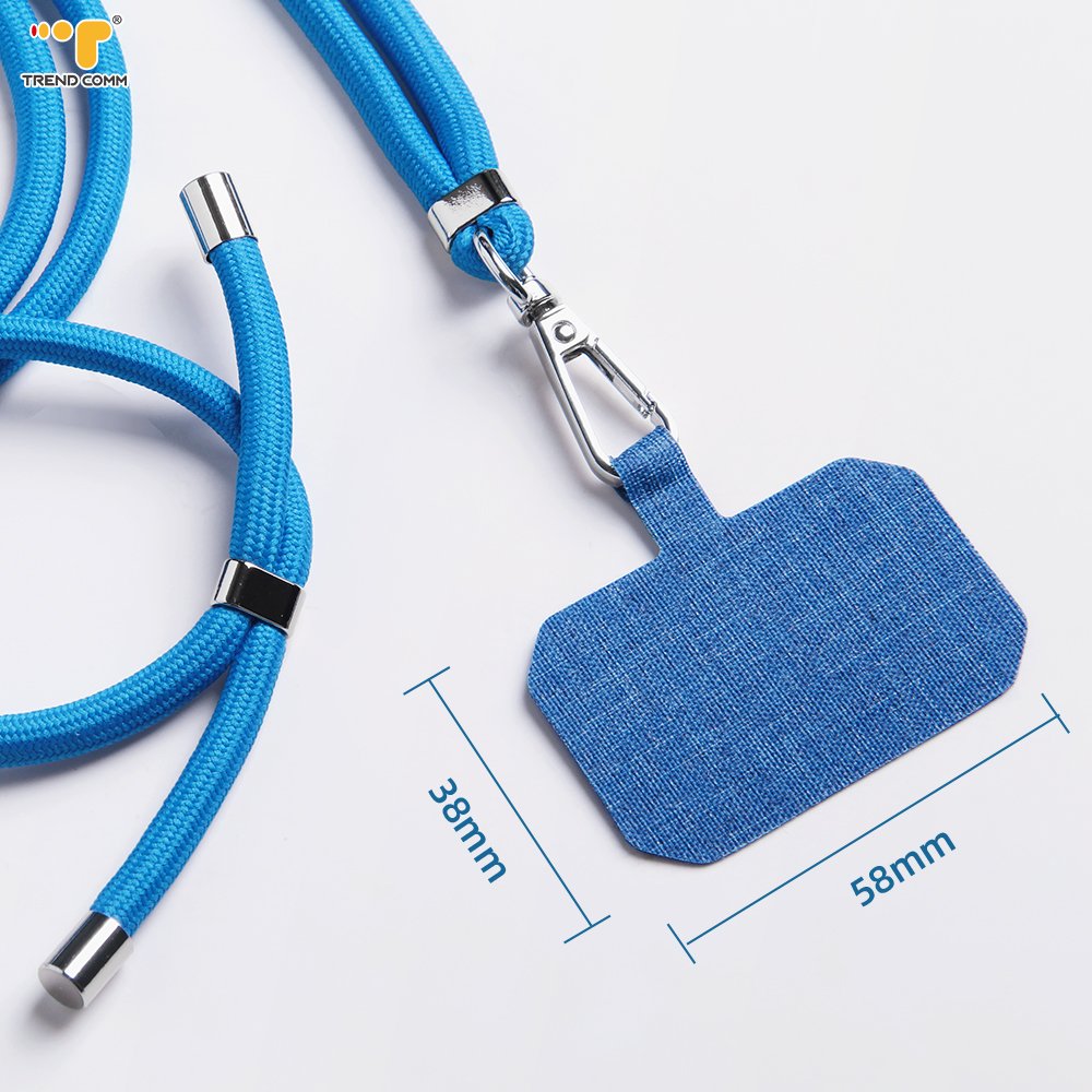 Adjustable Polyester Phone Lanyard Strap Keychain Shoulder Strap for Hanging Mobile Phone Thick Rope for Cell Phones