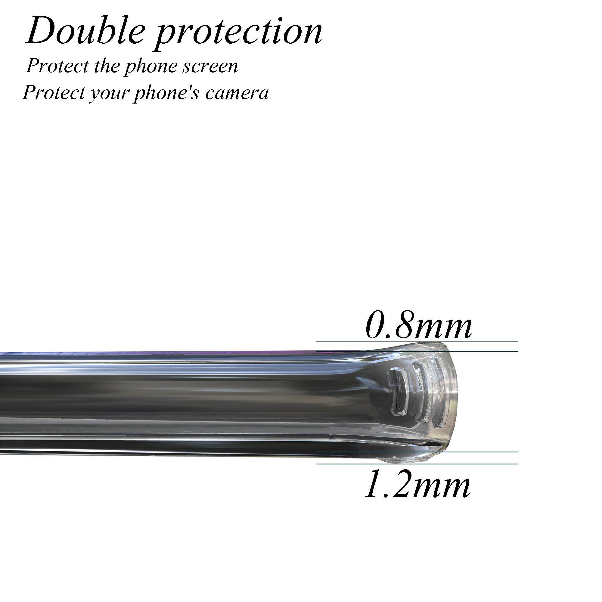 Ultrathin Transparent Tempered Glass Phone Case For S21 Shockproof Waterproof Mobile Phone Case For Samsung S21 Ultra