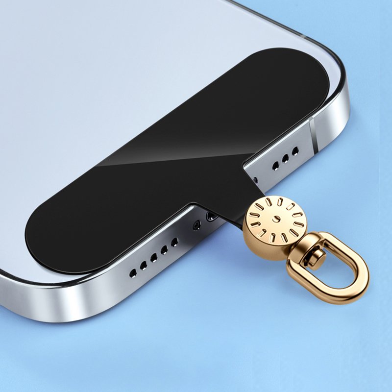 Mobile Phone Lanyard Patch Strap Clip Rotatable Charm Tether Tab Transparent TPU Cell Smartphone Accessories Chain Case