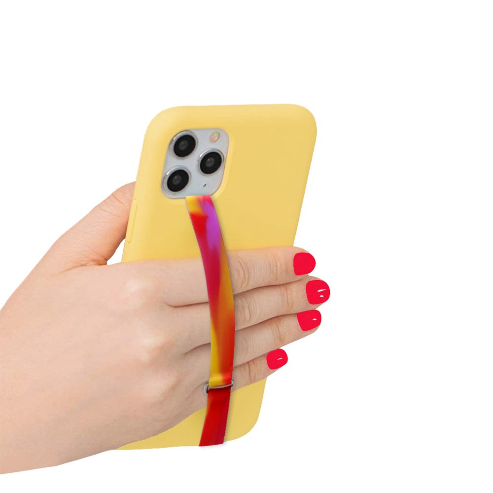 2022 New Simple Modern Mobile Phone Case Silicone Lanyard Mobile Phone Case Wrist Strap Silicone Elastic Cord
