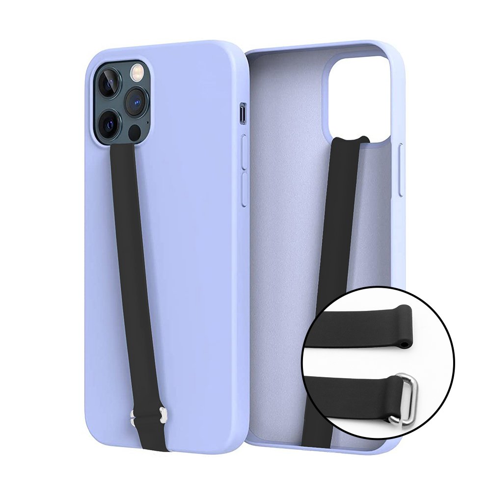 2022 New Simple Modern Mobile Phone Case Silicone Lanyard Mobile Phone Case Wrist Strap Silicone Elastic Cord
