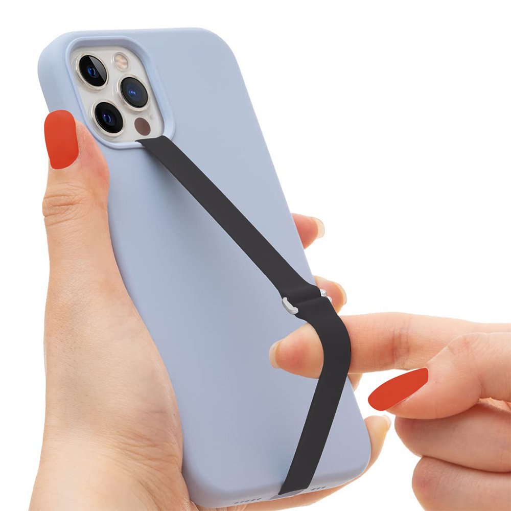 2022 New Simple Modern Mobile Phone Case Silicone Lanyard Mobile Phone Case Wrist Strap Silicone Elastic Cord