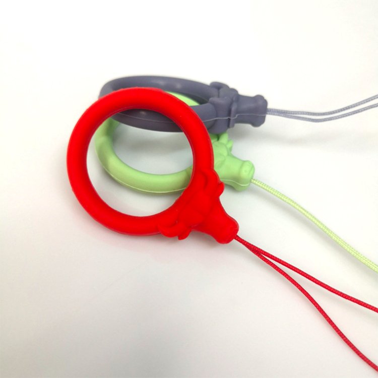 Stock mobile phone accessories short hand wrist mobile phone silicone finger ring strap for cheap promotional gifts