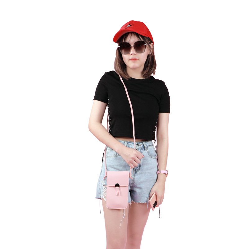 Women Bags Soft Leather Wallets Touch Screen Cell Phone Purse Crossbody Shoulder Strap Handbag Phone Bags for Female