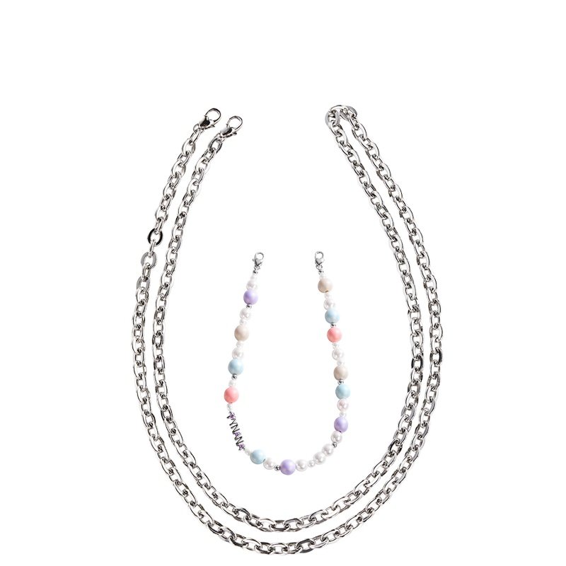 PYNANA Colorful Exquisite Fashion Beaded Mobile Phone Chain Product Lanyard Mobile Phone Wrist Strap