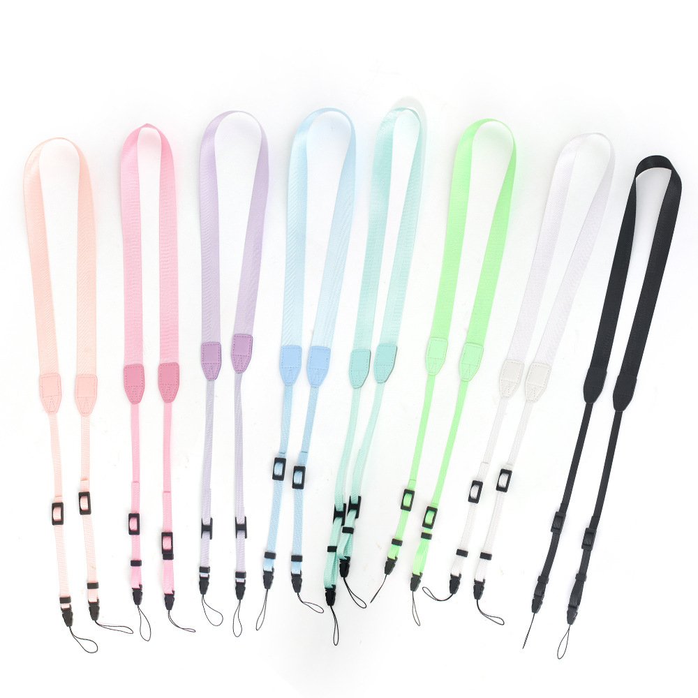 Unisex Adjustable Shoulder Straps for Camera Removable with Retaining Buckle Clip Nylon Polyester Material Bag Card Strap
