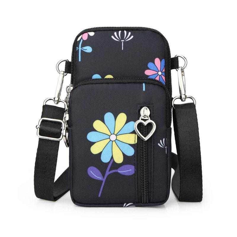 Custom Logo Fashion Cell Phone Small Crossbody Bags Shoulder Pocket Wallet Pouch Mobile Phone Bag Case with Neck Strap Phone Bag