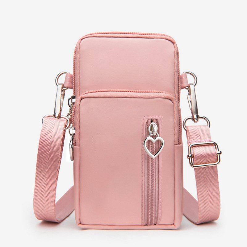 Custom Logo Fashion Cell Phone Small Crossbody Bags Shoulder Pocket Wallet Pouch Mobile Phone Bag Case with Neck Strap Phone Bag