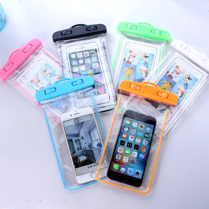 Under 6inch Waterproof Phone Pouch Case Underwater Phone Dry Bag for Iphone