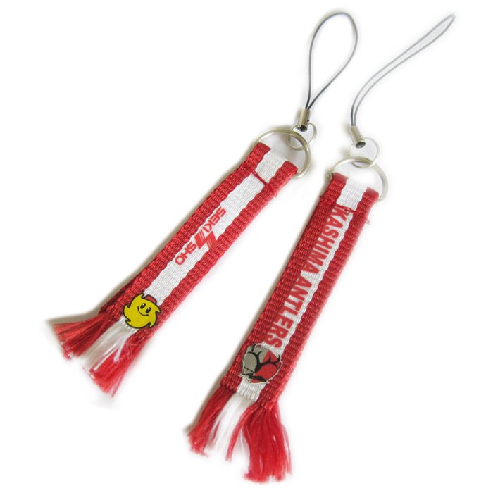 Custom Woven Logo Phone Holder with Short Strap Screen Printing String Lanyard for Mobile Devices