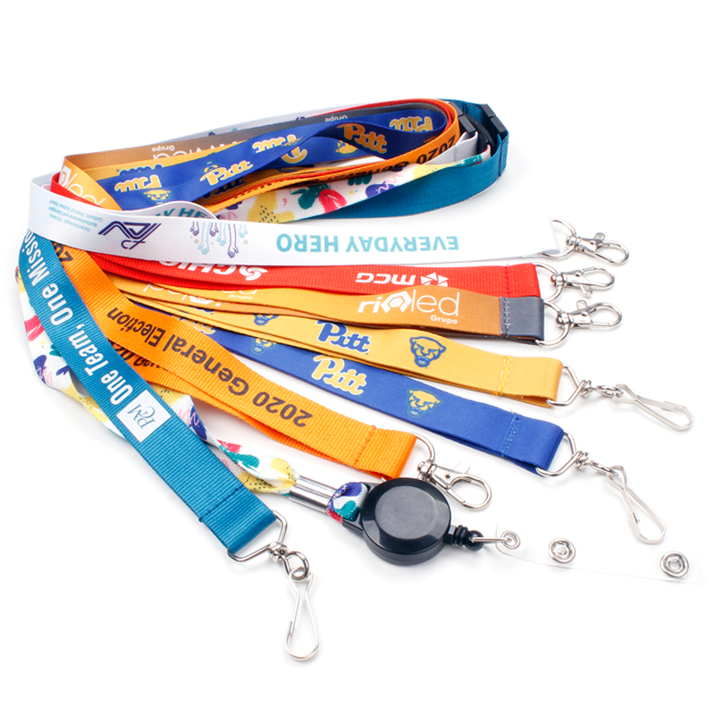 Cheap But High Quality Custom Polyester Lanyard Free Sample Sublimation Logo Printing Neck Strap Personalized Lanyard