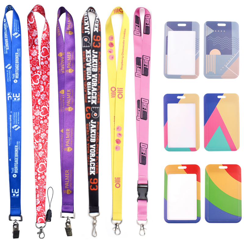 Cheap But High Quality Custom Polyester Lanyard Free Sample Sublimation Logo Printing Neck Strap Personalized Lanyard
