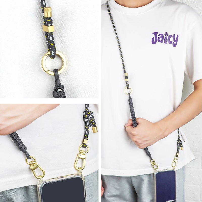 Two in One Multifunctional Universal Adjustable Phone Case Lanyard Custom Crossbody Mobile Phone Strap