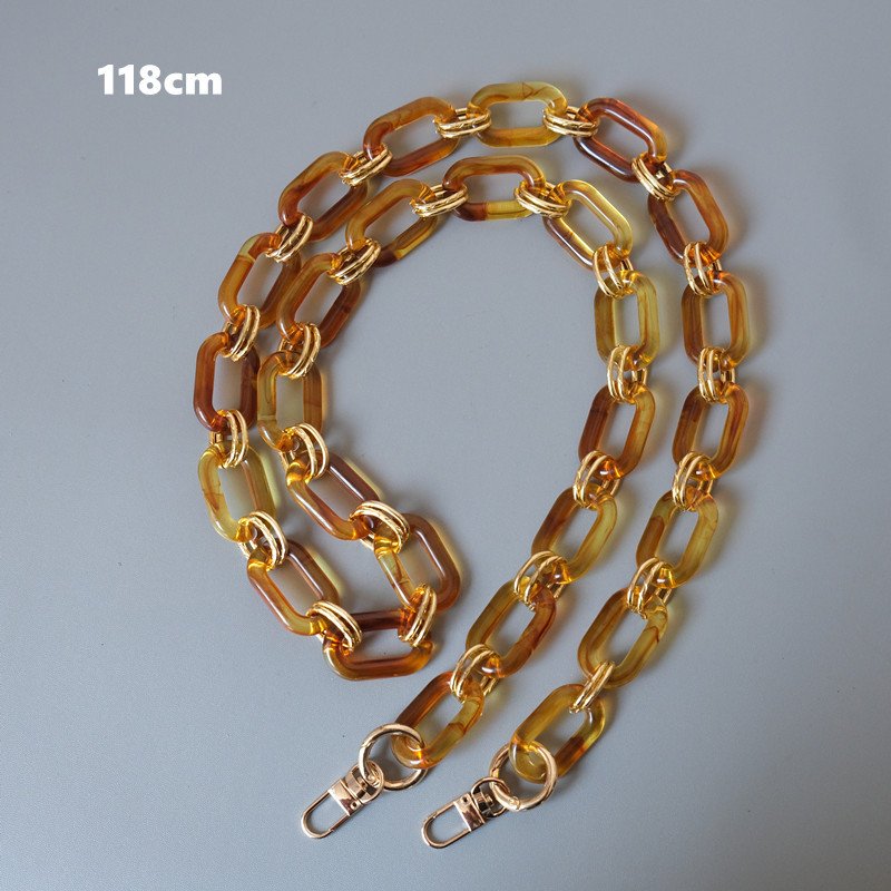 Chunky Acrylic Chain Mobile Lanyards Strap Fashionable Replacement Purse DIY Crafts Bag Chains Custom Phone Necklace