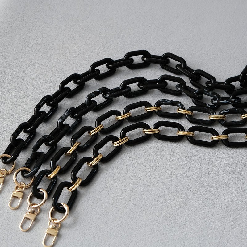 Chunky Acrylic Chain Mobile Lanyards Strap Fashionable Replacement Purse DIY Crafts Bag Chains Custom Phone Necklace