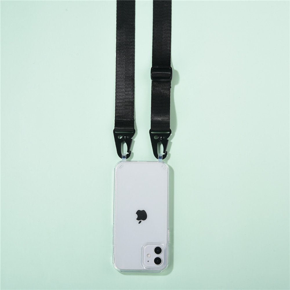 Hot Selling Clear Acrylic Sports Design Phone Case with Strap Lanyard Shockproof Cover iPhone 15 14 13 12 16 Pro Max 8 6 7 Plus