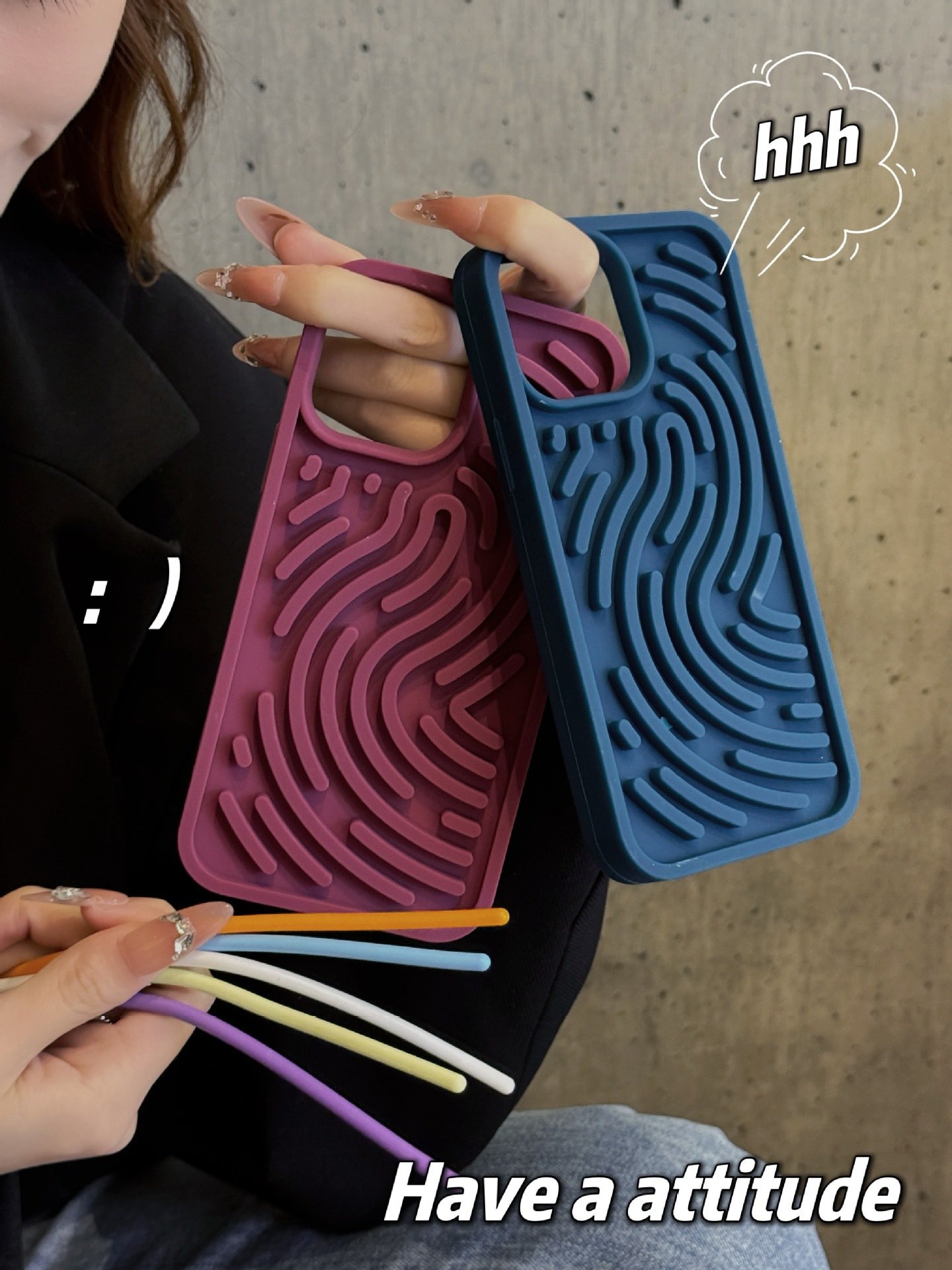 Rainbow Jigsaw Silicone Mobile Phone Case For iPhone 16 15 14 13 12 11 Pro max Customize DIY Handmade cute Shockproof Back Cover