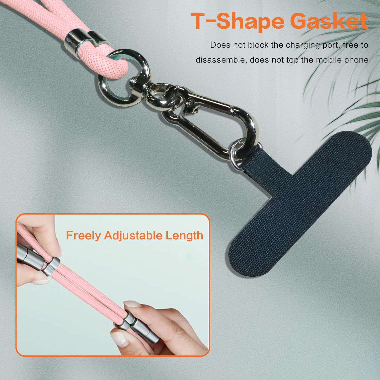 Fashion Smart Phone Crossbody Strap PD 60W Lanyard Cord Anti-theft Hanging Rope 5 Colors Nylon Rope For Mobile Phone Accessories