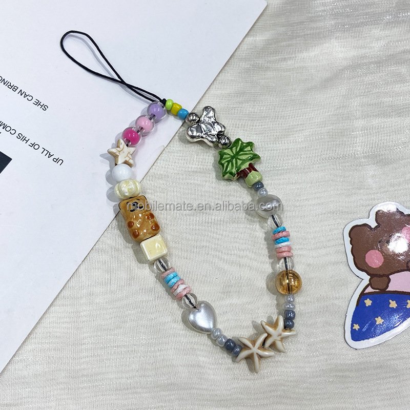 OEM Factory Cartoon straps for accessories chain mobile phone spring lanyard