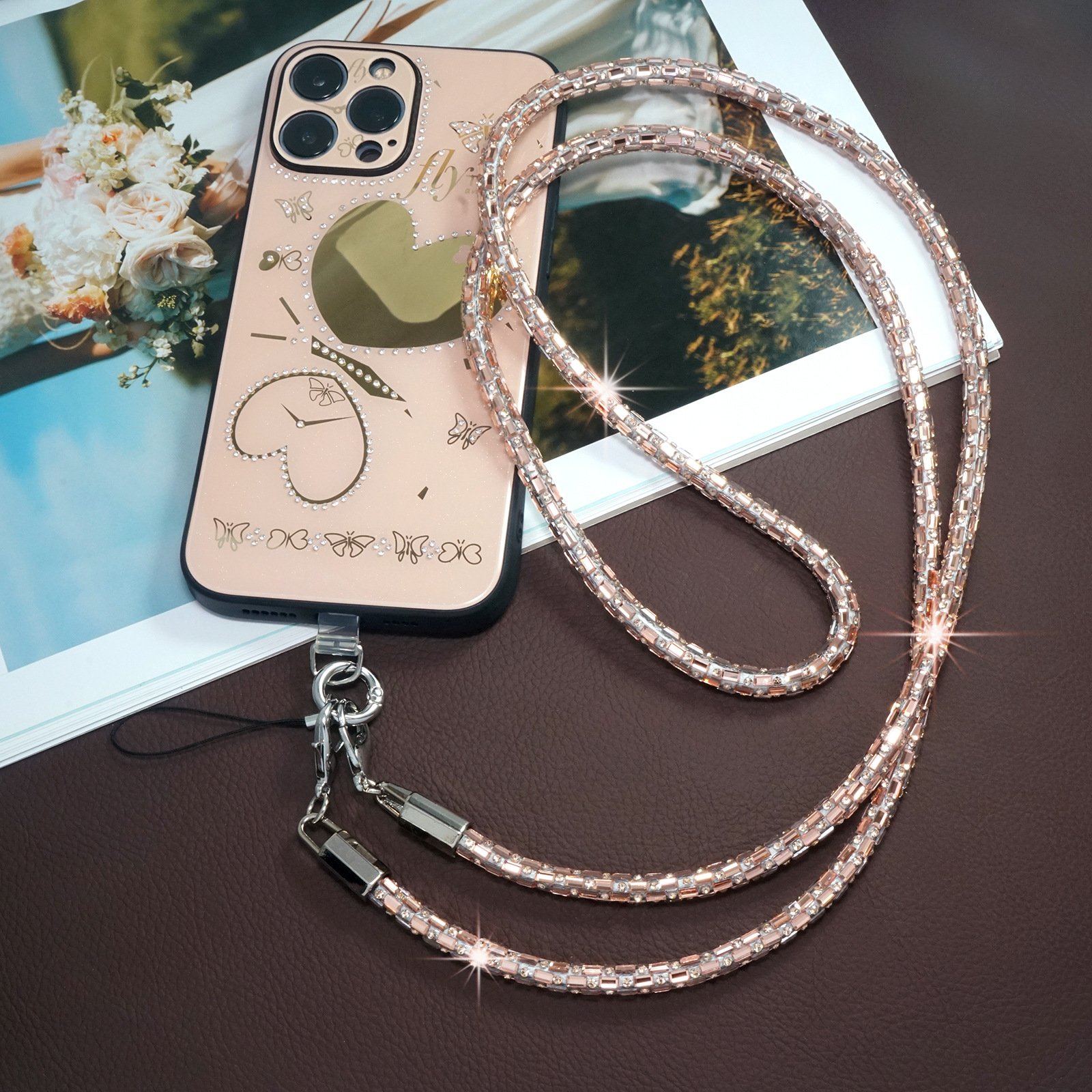 Fashion Universal Crossbody Mobile Phone Lanyard For Iphone Samsung Huawei Xiaomi Leisure Neck Rope Hanging Cord Strap Lanyard