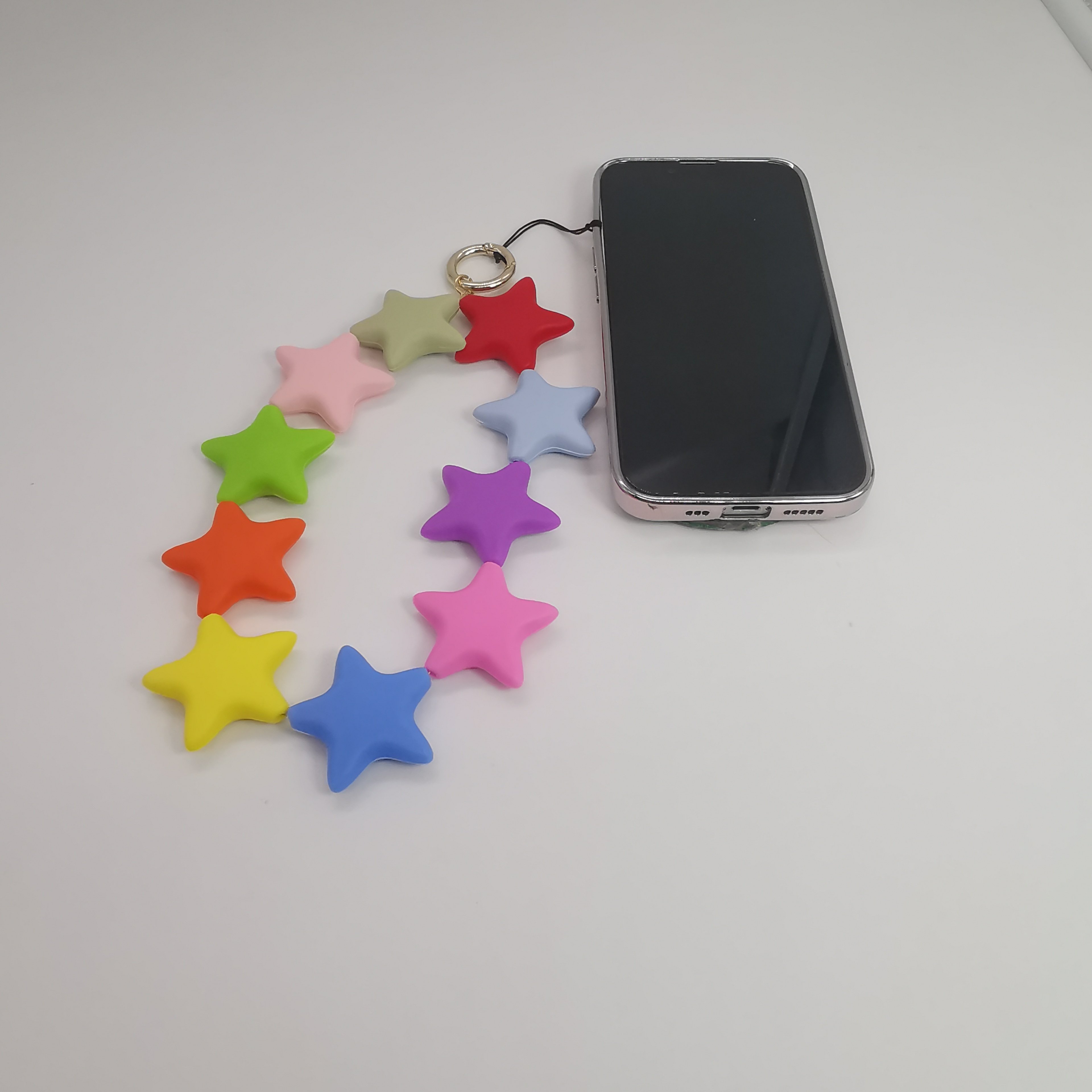 mini chain strap cross body phone purse embroidery gemstone phone chain strap
