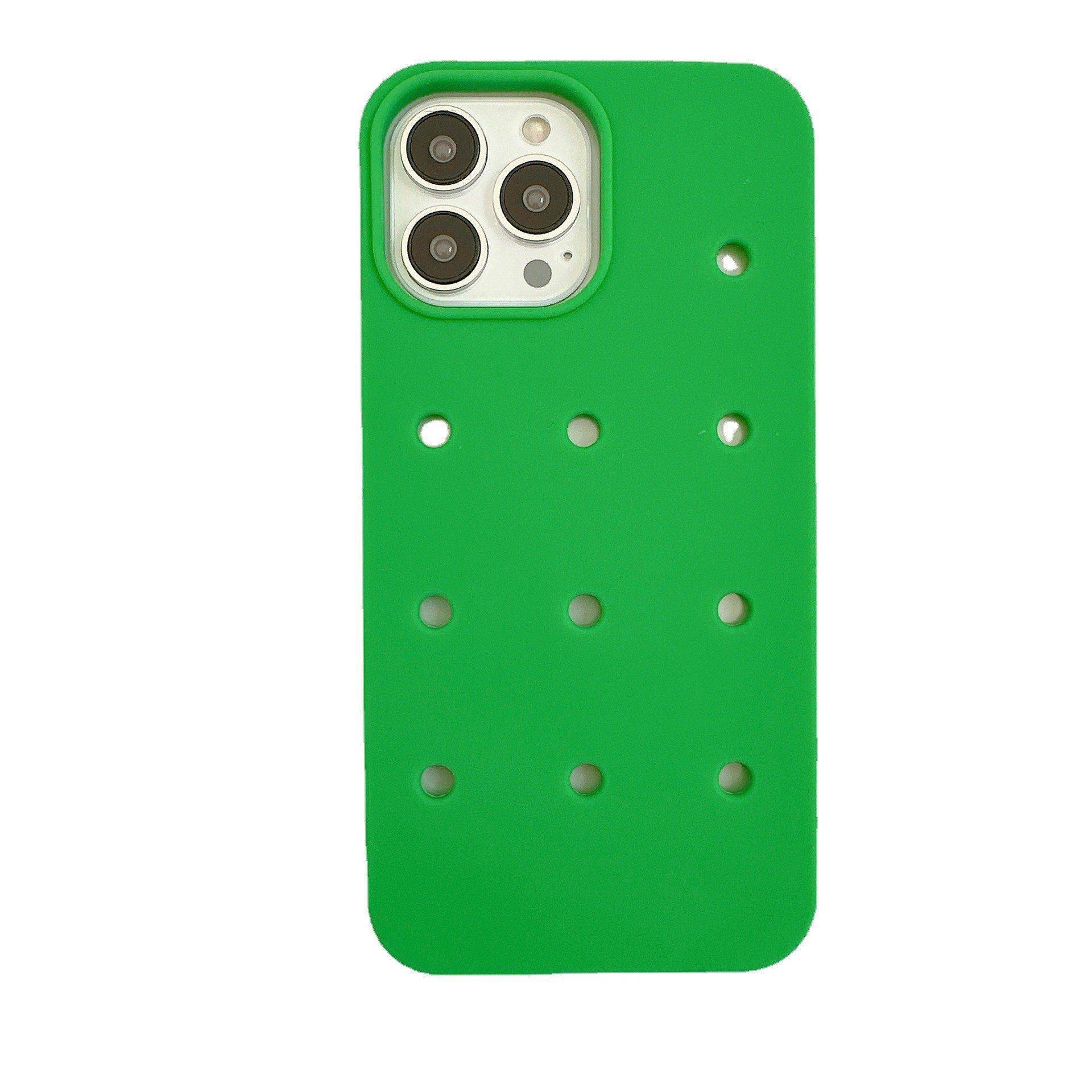 Creative Hole shell DIY buttonhole for Phone15pro14 13 12 11 Case 11 Korea 13 Silicone for women