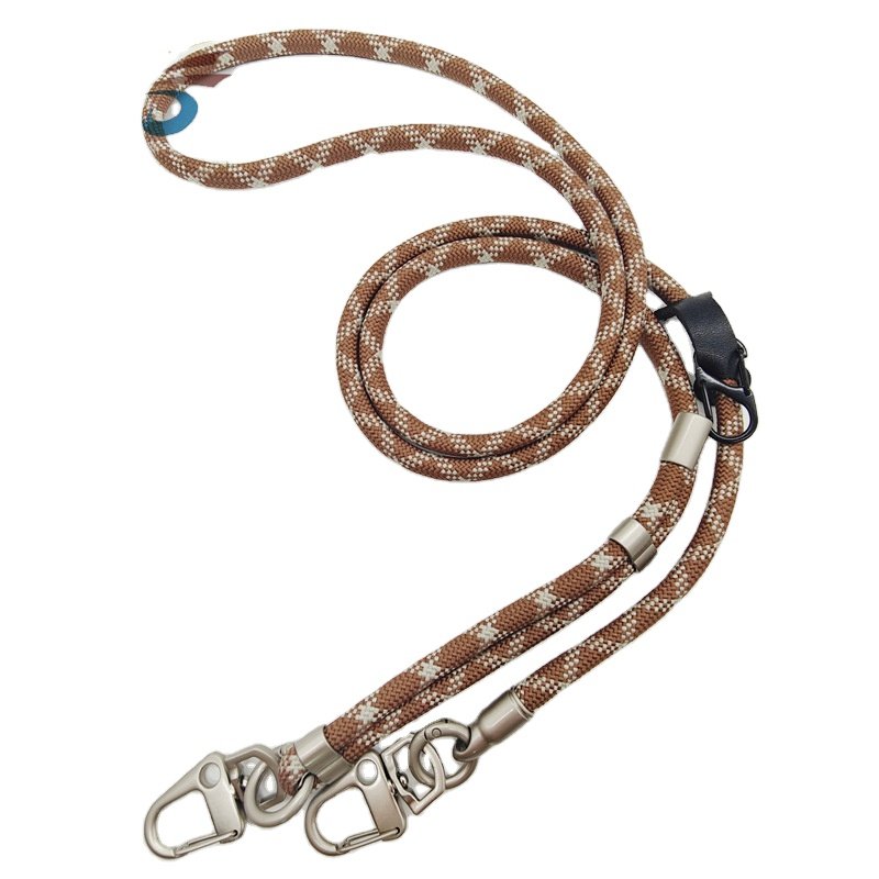 wholesale high quality custom 8mm adjustable crossbody bag cell mobile phone shoulder strap lanyard rope with patch