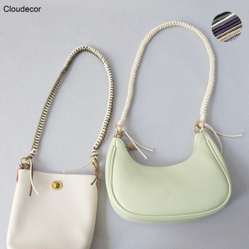 Versatile Long Wax Cord Bag Strap Handbag Bag Accessory Handmade Braided Hand-Held Mobile Phone Case Lanyard Shoulder Strap 65cm