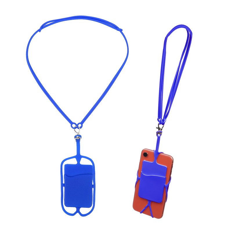 Newest Silicone Smartphone Lanyard Holder Mobile Phone Lanyard Necklace Wrist Strap