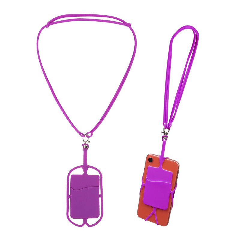 Newest Silicone Smartphone Lanyard Holder Mobile Phone Lanyard Necklace Wrist Strap
