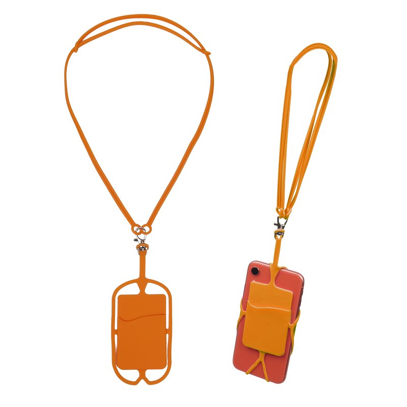 Newest Silicone Smartphone Lanyard Holder Mobile Phone Lanyard Necklace Wrist Strap