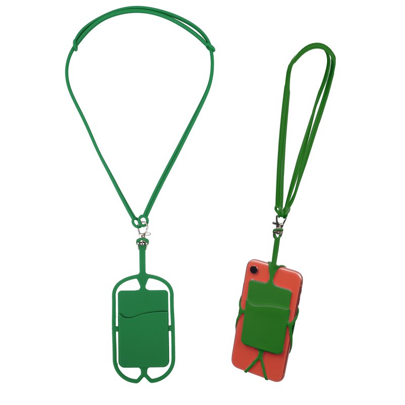 Newest Silicone Smartphone Lanyard Holder Mobile Phone Lanyard Necklace Wrist Strap