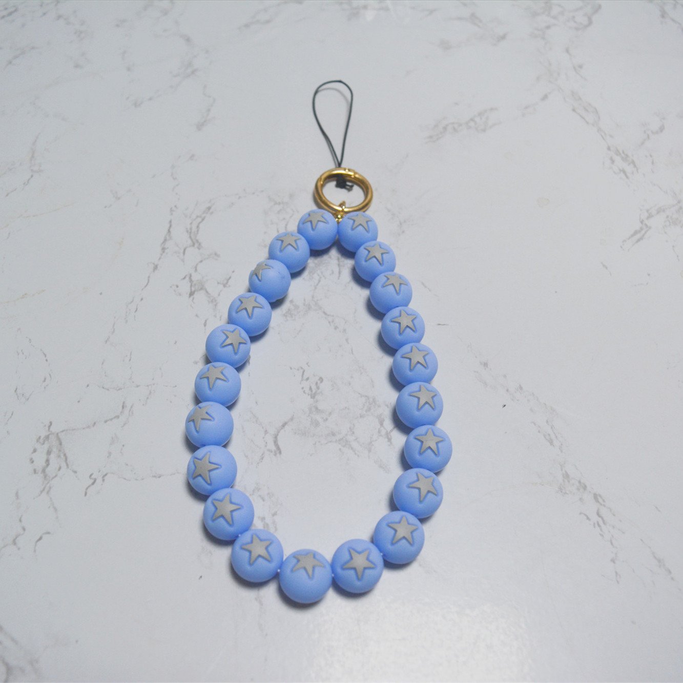 Wholesale High Quality Silicone stars Short Mobile Phone Chain Phone Lanyard Wrist Strap for Women Girls