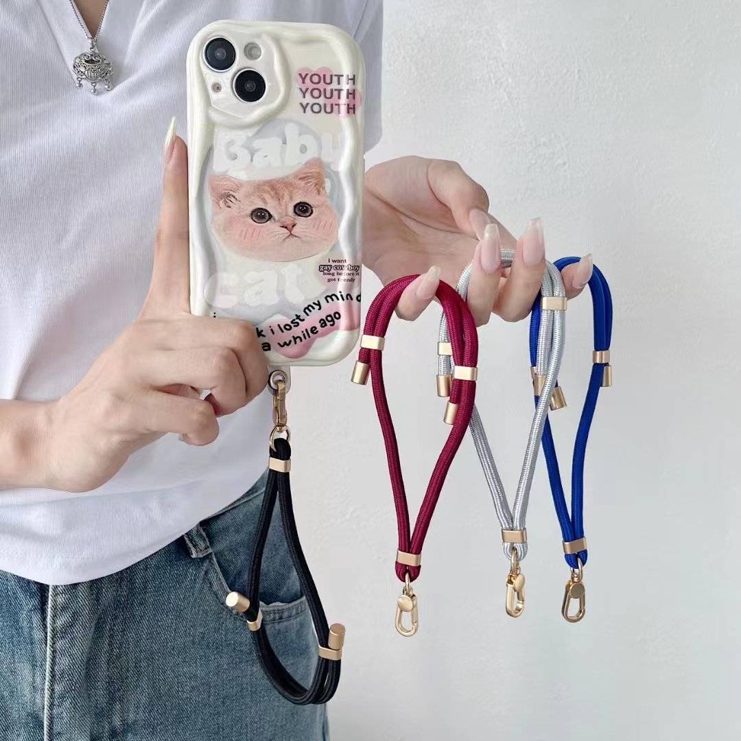 Adjustable Universal High-End Wrist Rope Polyester Mobile Phone Padded Strap Camera Strap Original Climbing Telescopic Design