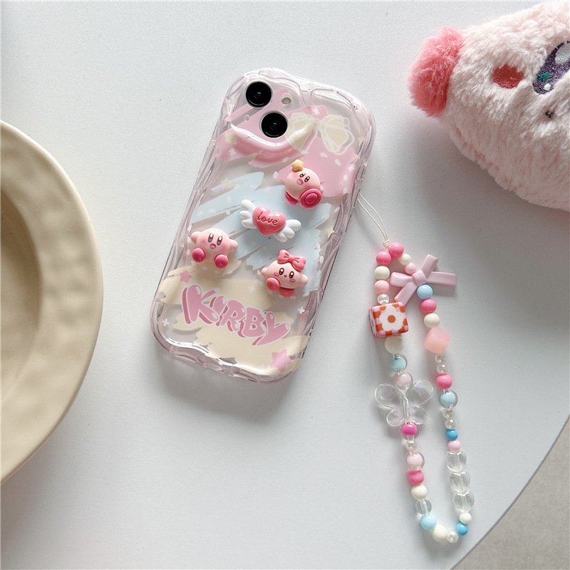 Newest Lovely Cartoon Pig Three-Dimensional Effect Creative Bracelet Design Soft TPU Mobile Phone Case For Redmi Note 9 10 11 12